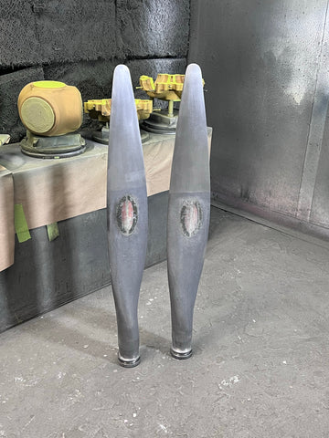 1929 Standard Steel DWG 1605 Ground Adjustable Airplane Propeller Blades