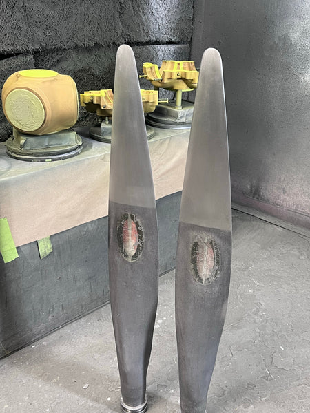 1929 Standard Steel DWG 1605 Ground Adjustable Airplane Propeller Blades