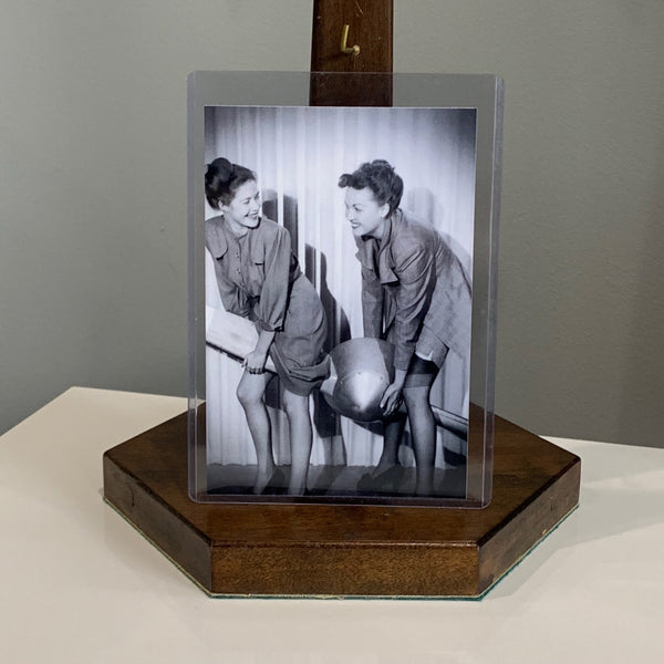 1940's Pinup Girls 12 Photo Collection Featuring Sensenich PT-22 Ryan Wooden Airplane Propeller