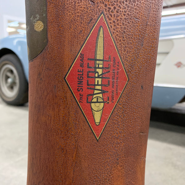 1930's Everel Single Blade Airplane Propeller Design 138A2 Patent 2071513 Taylor J2 Cub