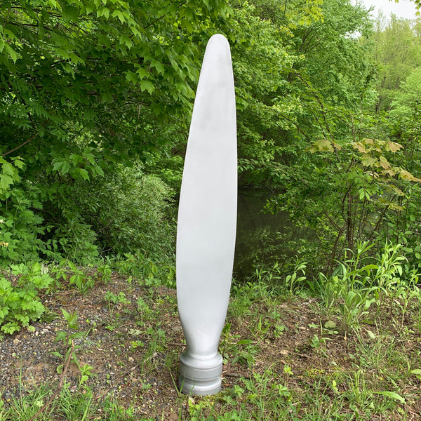 Outer Space Galaxy Babe Stellaratrix Rocket Jetpack Custom Pinup Girl Airplane Propeller Blade Sculpture