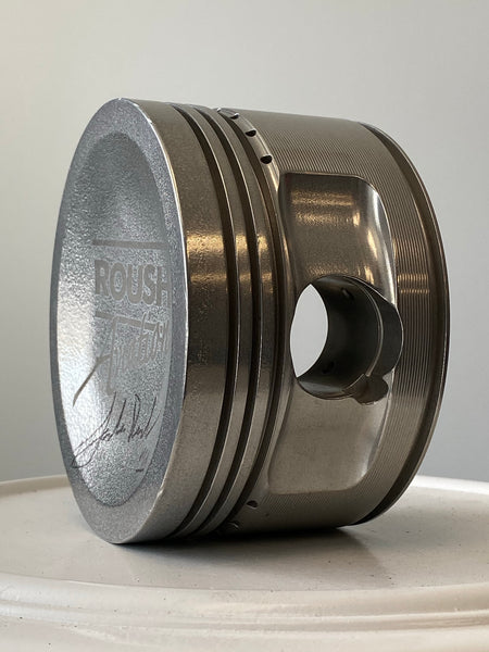 P51 Mustang WWII Jack Roush Signed Piston Merlin Rolls Royce Airplane Engine