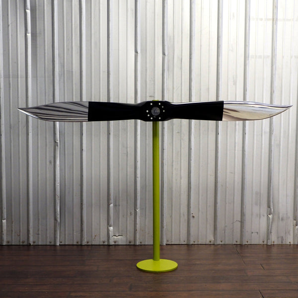 The Long Horn - Modern Fix-Pitch Airplane Propeller Sculpture Wall Display