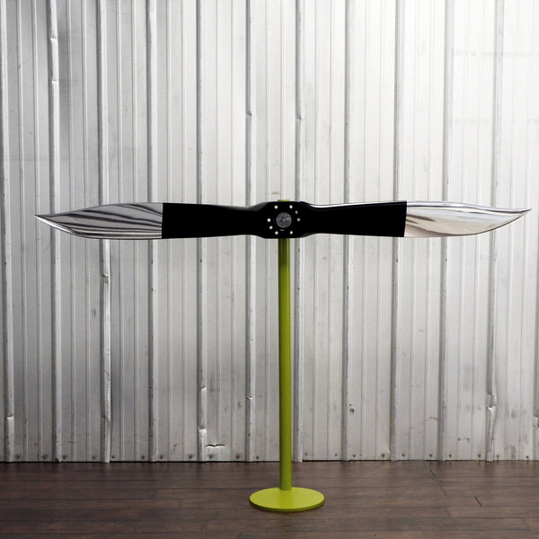 The Long Horn - Modern Fix-Pitch Airplane Propeller Sculpture Wall Display