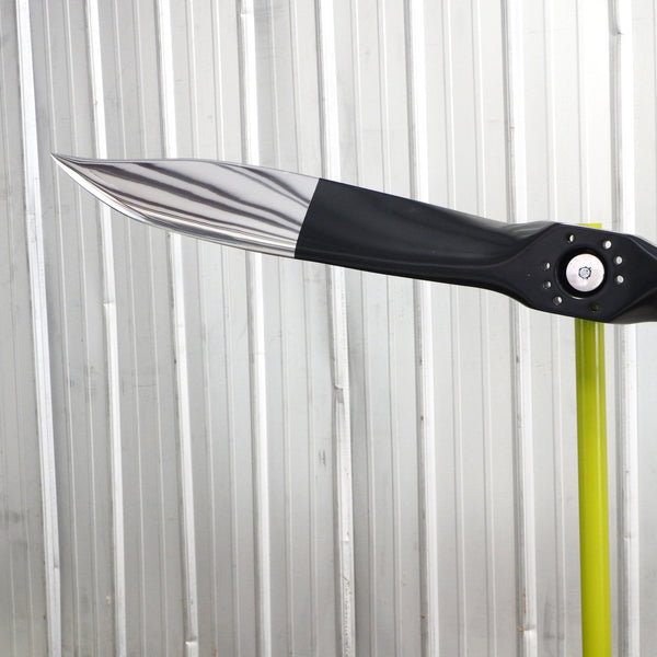 The Long Horn - Modern Fix-Pitch Airplane Propeller Sculpture Wall Display