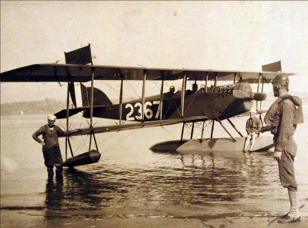 Sterling Burgress 1900's WWI Curtiss N-9 Navy Floatplane Antique Wooden Wood Airplane Propeller