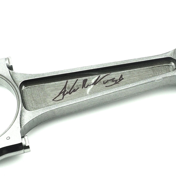 P-51 Mustang Jack Roush Signed Piston Connecting Rod Merlin Rolls Royce Airplane Engine