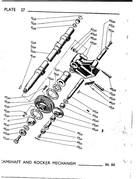 P51 Mustang Merlin Rolls Royce Airplane Engine Camshaft Floor Lamps