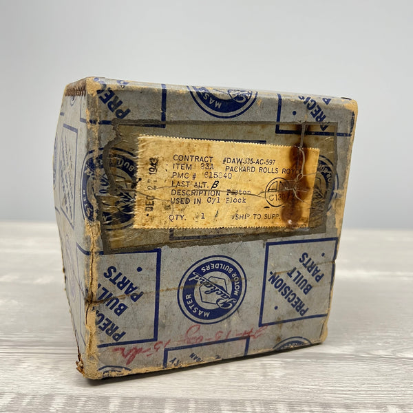 1940s WWII NOS P51 Mustang Rolls Royce Merlin Packard 615840 V1650 Piston w/ Box