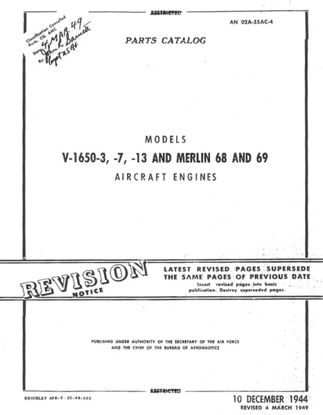 1940s WWII NOS P51 Mustang Rolls Royce Merlin Packard 615840 V1650 Piston w/ Box