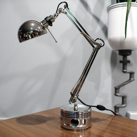 P-51 Mustang Packard V1650 Rolls Royce Merlin Engine Aviator Piston Desk Lamp