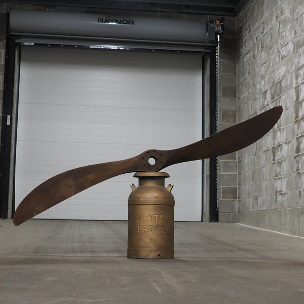 1918 7ft Paragon Scimitar Wooden Wood Airplane Propeller Baltimore Maryland