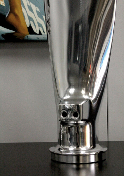 the Piggy High Polished Airplane Propeller Blade Display Sculpture