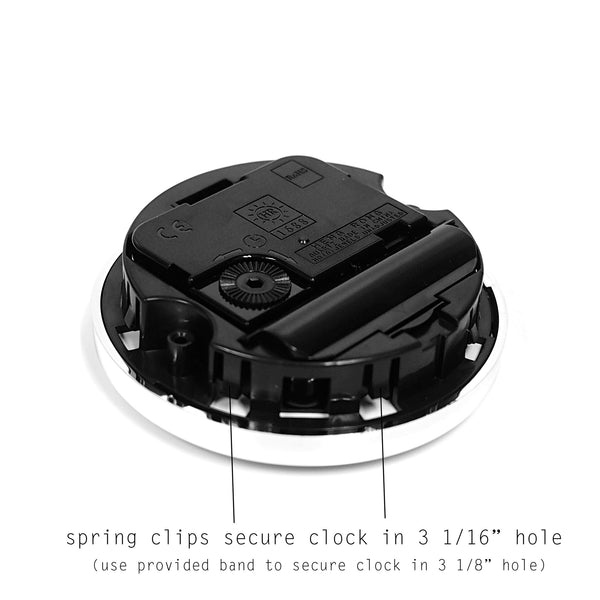 3 1/2" (90mm) Pinup Nose Art Army Salute WWII Airplane Brunette Fit-Up Insert Clock