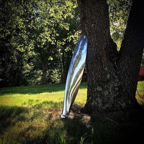 The Propsicle Mirror Polished Chrome Airplane Propeller Blade ( Hartzell )