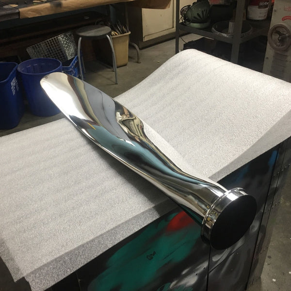 The Propsicle Mirror Polished Chrome Airplane Propeller Blade ( Hartzell )