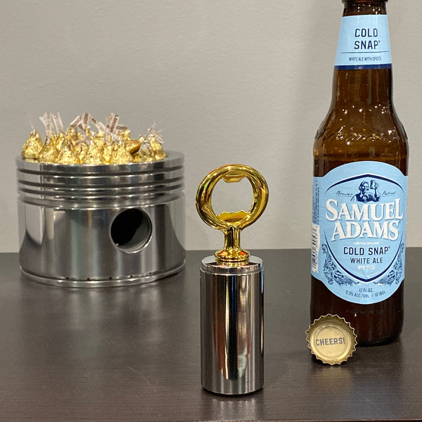 Pratt & Whitney R-2800 Radial Engine Piston Pin Bottle Opener (Mirror Polished)
