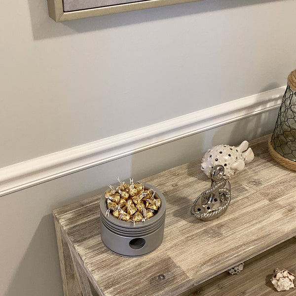 Pratt & Whitney R-2800 F4U Corsair Fighter Airplane Radial Engine Raw Piston Candy Bowl