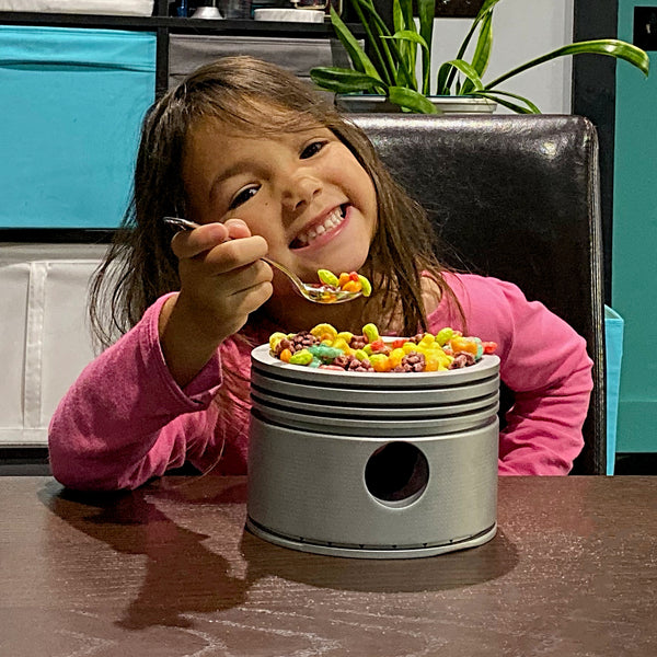 Pratt & Whitney R-2800 F4U Corsair Fighter Airplane Radial Engine Raw Piston Candy Bowl