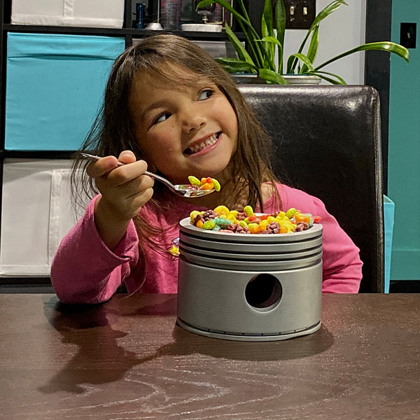 Pratt & Whitney R-2800 F4U Corsair Fighter Airplane Radial Engine Raw Piston Candy Bowl