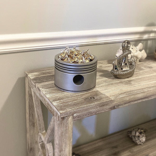 Pratt & Whitney R-2800 F4U Corsair Fighter Airplane Radial Engine Raw Piston Candy Bowl