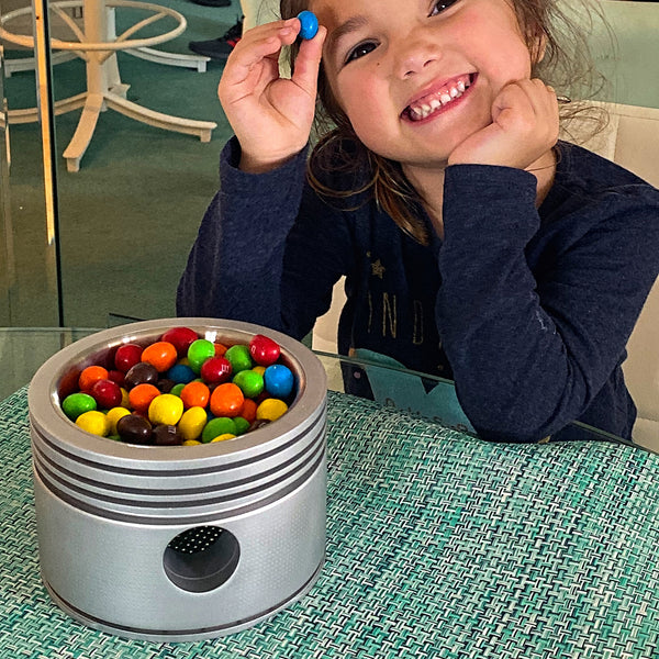 Pratt & Whitney R-2800 F4U Corsair Fighter Airplane Radial Engine Raw Piston Candy Bowl