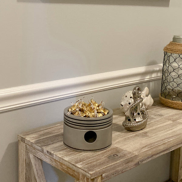 Pratt & Whitney R-2800 F4U Corsair Fighter Airplane Radial Engine Raw Piston Candy Bowl