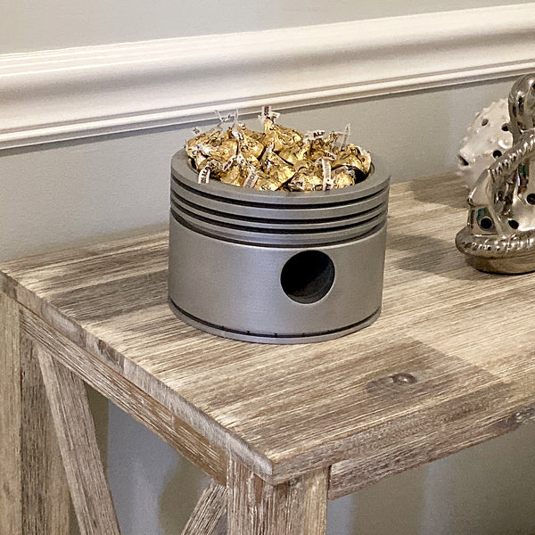 Pratt & Whitney R-2800 F4U Corsair Fighter Airplane Radial Engine Raw Piston Candy Bowl