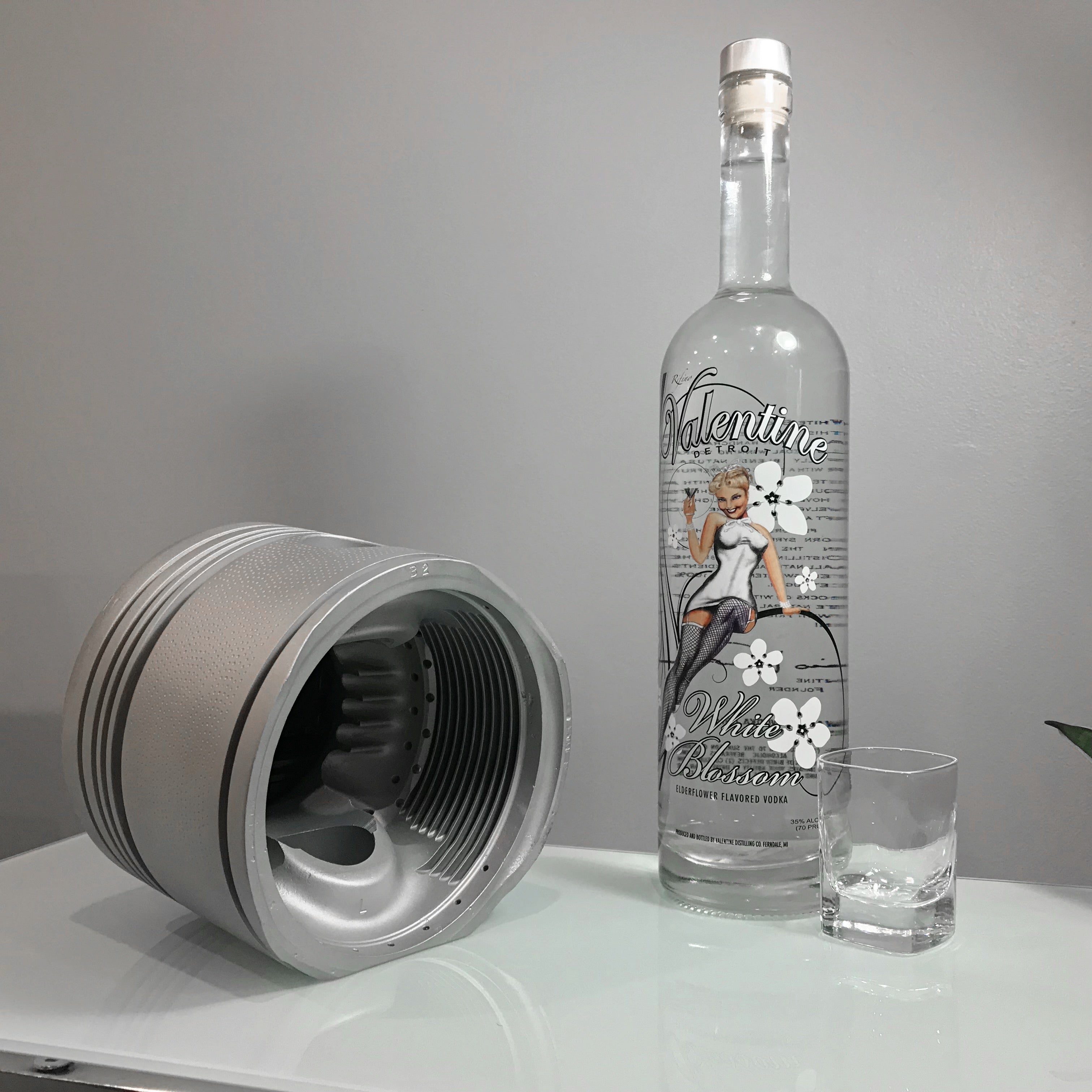 Pratt & Whitney R-2800 WWII Raw Double Wasp Engine Piston Desk