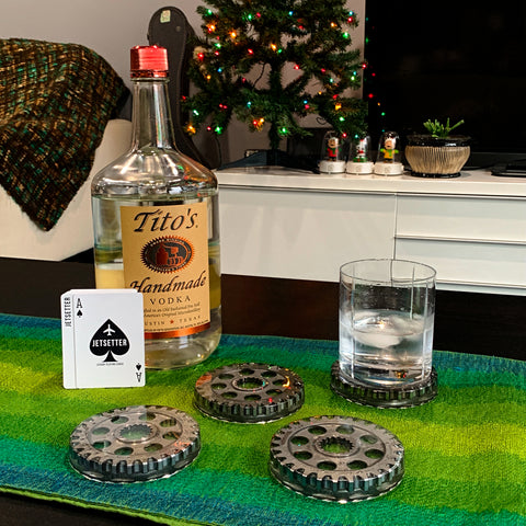 Pratt & Whitney Radial Engine Whisky Scotch Vodka Beer WWII Gear Coasters (2018 Edition)