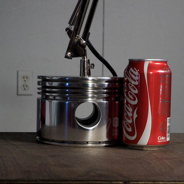 Pratt & Whitney R-2800 Flying Monkey MIRROR POLISHED Radial Engine Piston Desk Lamp