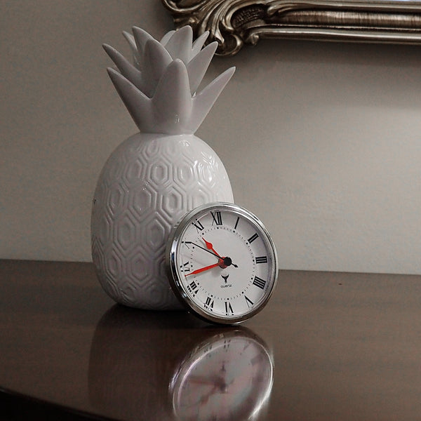 3 1/2" (90mm) Red Arms Arabic | Roman Numerals quartz Flying Monkey Fit-Up Insert Clock