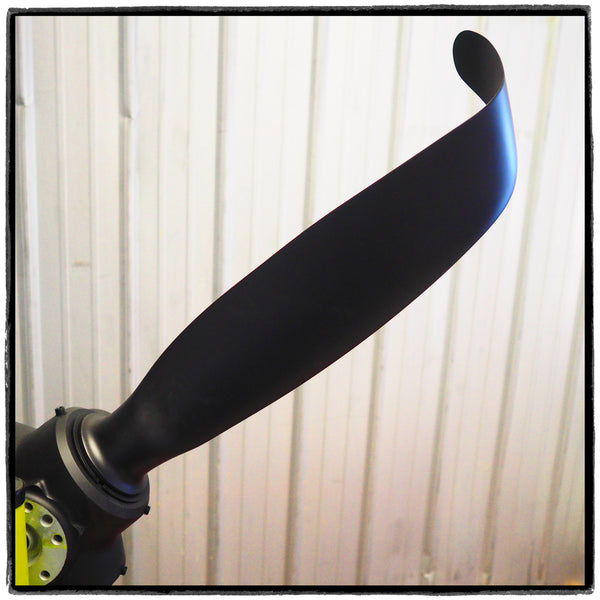 Rough Landing - 3-Bladed Crash Landing Airplane Propeller Runway Strike Sculpture