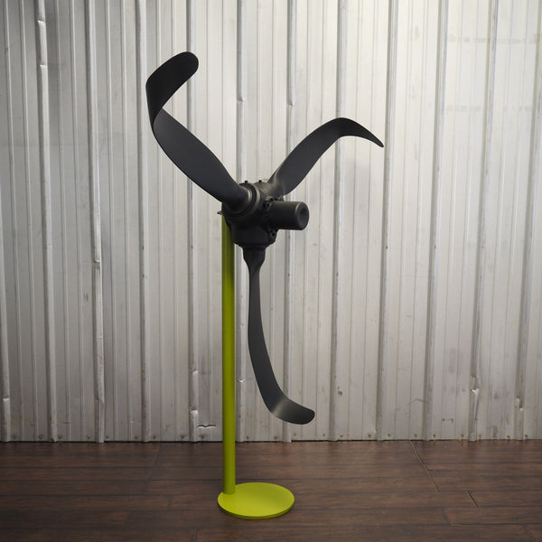 Rough Landing - 3-Bladed Crash Landing Airplane Propeller Runway Strike Sculpture