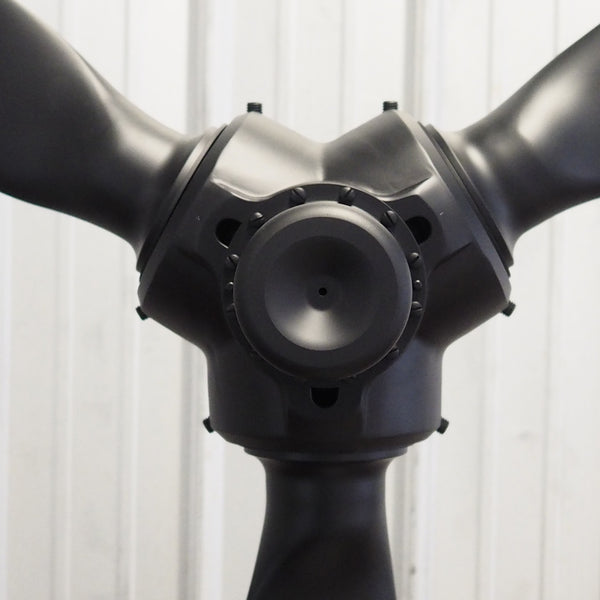 Rough Landing - 3-Bladed Crash Landing Airplane Propeller Runway Strike Sculpture