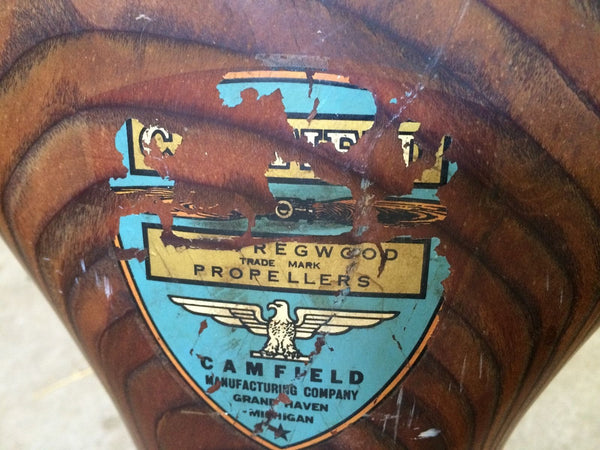 45" Camfield Compreg 1940's Wooden Airplane Propeller Blade