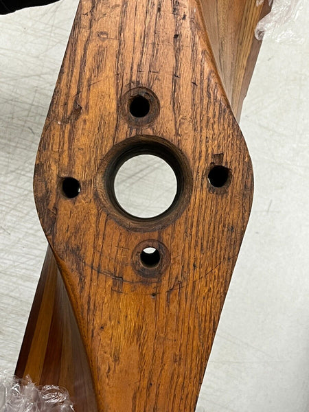 1911 Pre WWI Antique American Requa Gibson New York NYC 7' Wooden Aircraft Propeller