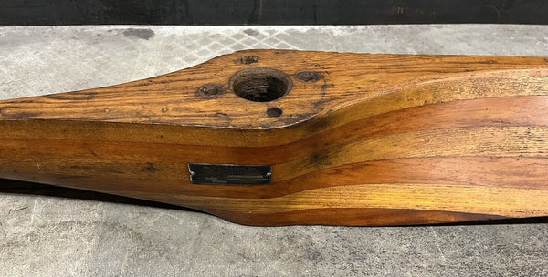 1911 Pre WWI Antique American Requa Gibson New York NYC 7' Wooden Aircraft Propeller