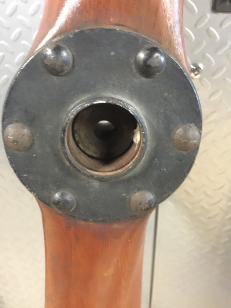 72" Vintage HEATH Airplane Co. Chicago Illinois Wood Wooden Airplane Propeller