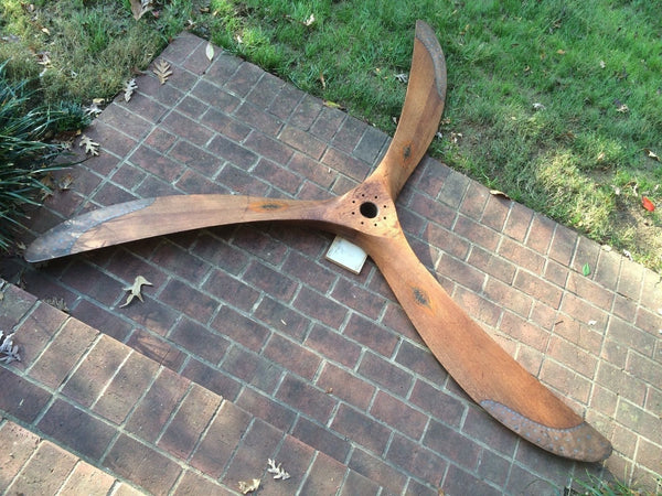 Paragon OX5 SC JN-4 3-Bladed Wooden Airplane Propeller