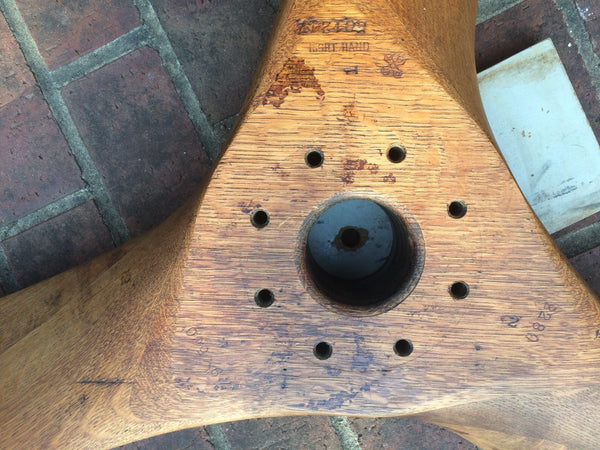 Paragon OX5 SC JN-4 3-Bladed Wooden Airplane Propeller