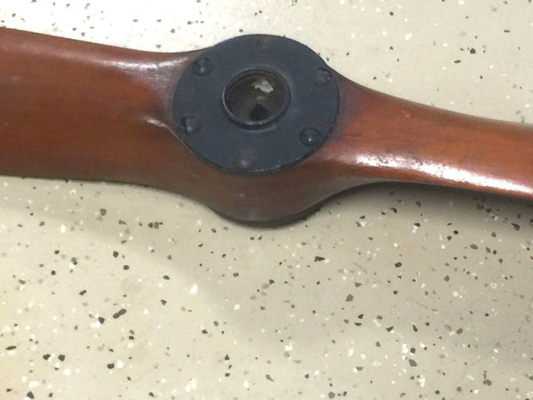 72" Vintage HEATH Airplane Co. Chicago Illinois Wood Wooden Airplane Propeller