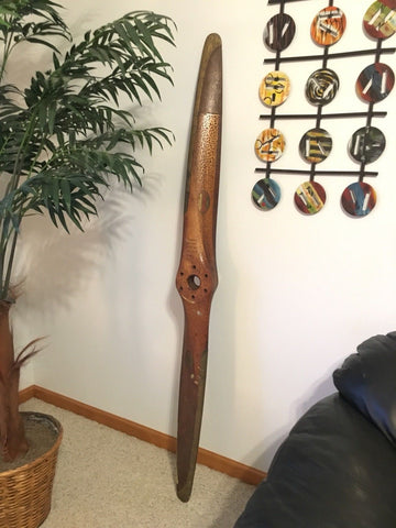 70" Stone Supreme Barkley Grow Aircraft Corp. Detroit Michigan Wooden Airplane Propeller