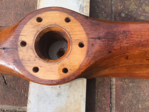 72" G.B. Lewis Continental A-65 Piper Aeronca Taylorcraft Wooden Airplane Propeller