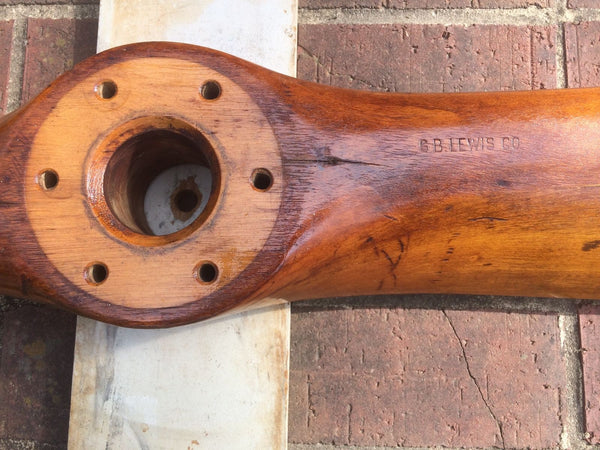 72" G.B. Lewis Continental A-65 Piper Aeronca Taylorcraft Wooden Airplane Propeller