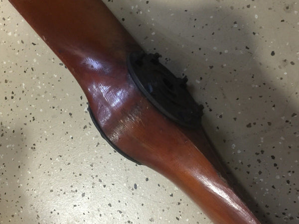 72" Vintage HEATH Airplane Co. Chicago Illinois Wood Wooden Airplane Propeller