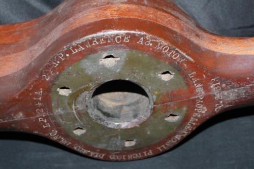 79" 1910's Lang of America Lawrance A3 Motor Wooden Airplane Propeller