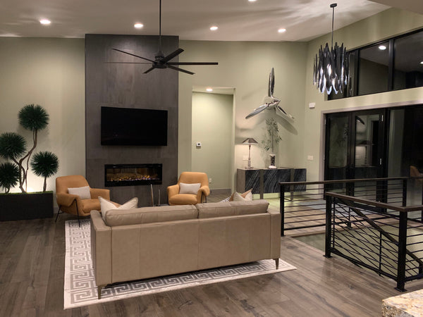 74" SILVER DRAGON 3-Bladed Mirror Polished Chrome Metal Aviation Art Industrial Airplane Propeller