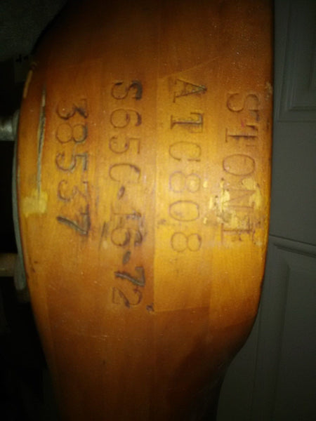Stone Supreme 1930's S65C Wooden Airplane Propeller with Metal Hub