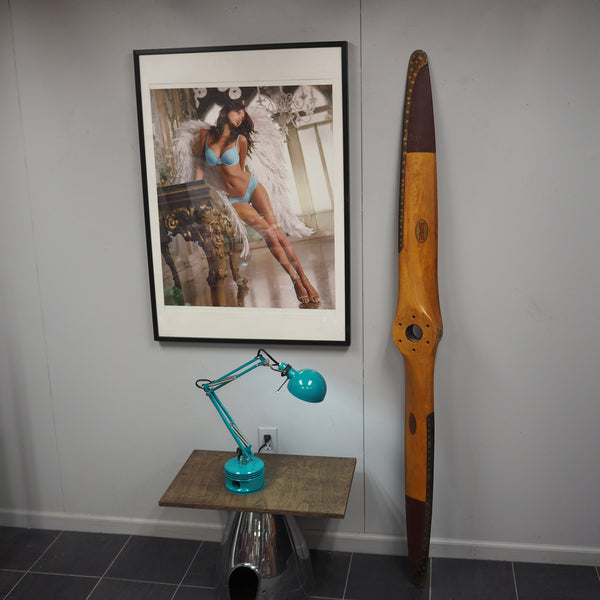 Original 72" Stone Supreme 1930's Vintage Antique Wood Wooden Airplane Propeller